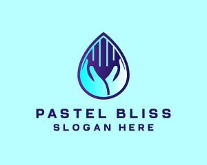 Hand Fluid Sanitizer logo design