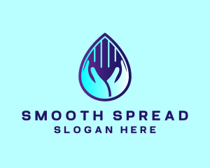 Hand Fluid Sanitizer logo design