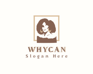 Hairstyle - Afro Woman Beauty logo design