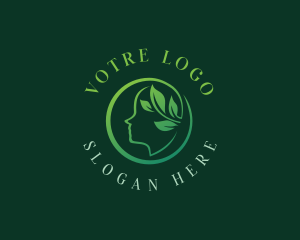 Mental Health Leaf Logo