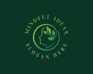 Thought - Mental Health Leaf logo design