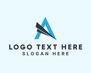 Triangle - Industrial Company Letter A logo design