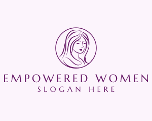 Beautiful Woman Salon logo design