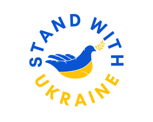 Peace - Ukraine Peace Solidarity logo design