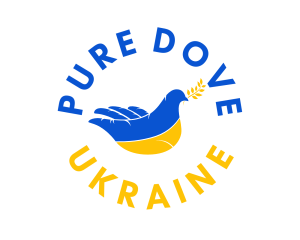 Ukraine Peace Solidarity logo design