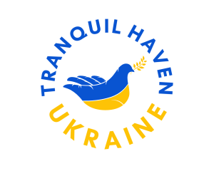 Ukraine Peace Solidarity logo design