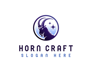 Horns - Wild Goat Horn logo design