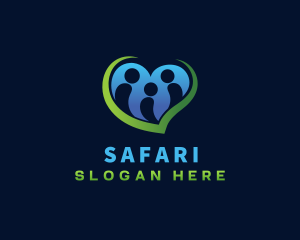 Parent - Heart Family Community logo design
