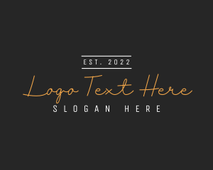 Accessories - Classic Signature Wordmark logo design