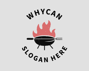Fire Grill Barbecue Logo