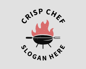 Fire Grill Barbecue logo design