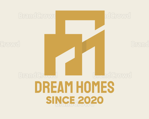 Golden Property Building Logo