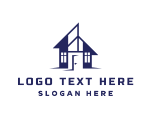 Renovate - Building House Design logo design