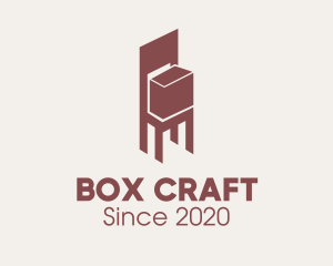 Packaging - Brown Chair Box logo design
