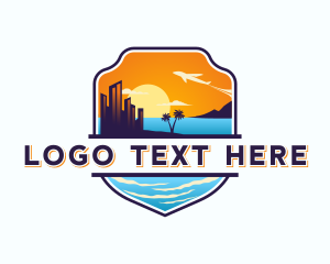 Airplane Travel Vacation Logo