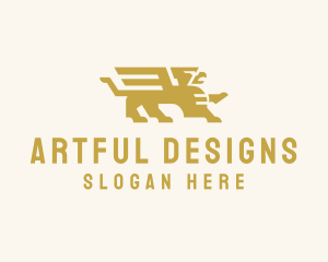 Professional Griffin Wings logo design