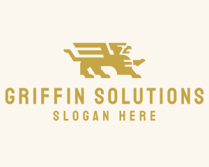 Professional Griffin Wings logo design