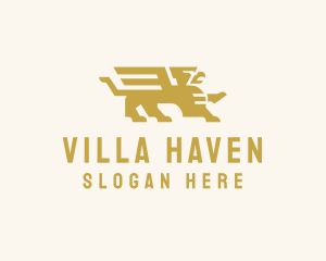 Villa - Professional Griffin Wings logo design
