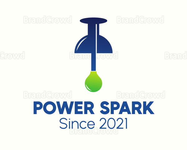 Push Pin Light Bulb Logo