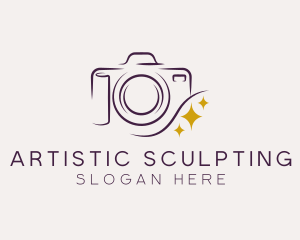 Camera Lens Photography logo design