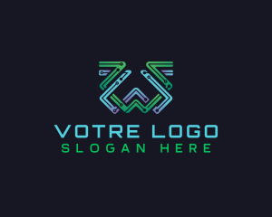 Web Developer - Cyber Circuit Technology logo design