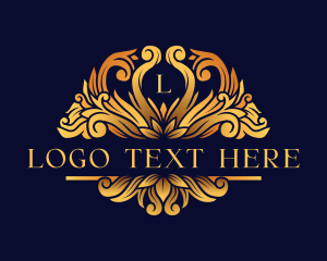 Premium Ornamental Crest logo design