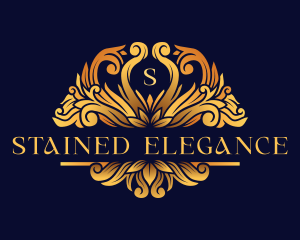 Premium Ornamental Crest logo design