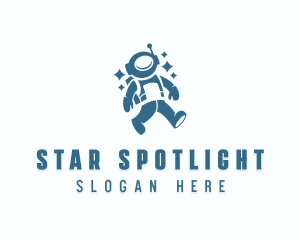 Coaching Career Astronaut logo design