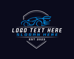 Racer - Luxury Car Mechanic logo design