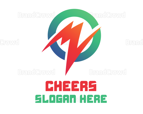 Modern Round Spark Logo