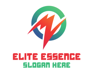 Electrical Energy - Modern Round Spark logo design