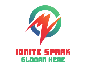 Spark - Modern Round Spark logo design