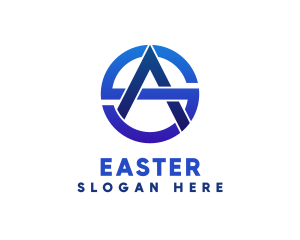 Tech - Professional S & A Monogram logo design