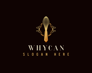Luxury Culinary Whisk Logo