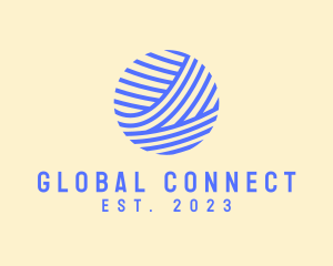 Globe - Abstract Sphere Globe logo design