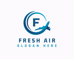 Plane Travel Airline logo design