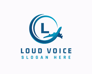 Plane Travel Airline logo design