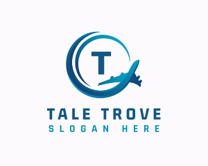 Plane Travel Airline logo design