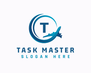 Plane Travel Airline logo design