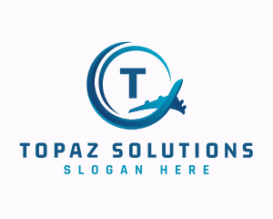 Plane Travel Airline logo design