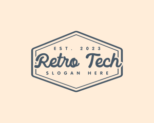 Generic Retro Hexagon logo design