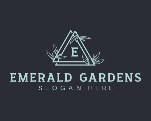 Organic Gardening Wreath logo design