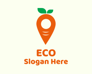 Carrot Pin Location  Logo