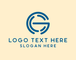 Outline - Digital Marketing Letter G logo design