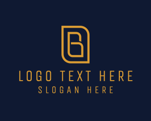 Venture Capital - Professional Company Letter B logo design