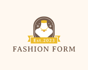 Fashion Jewelry Necklace logo design