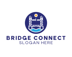 Bridge - London Bridge Badge logo design