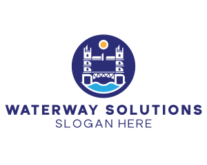 London Bridge Waterway logo design