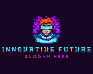 Future - Cyberpunk Vape Gaming logo design