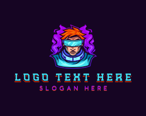 Online - Cyberpunk Vape Gaming logo design